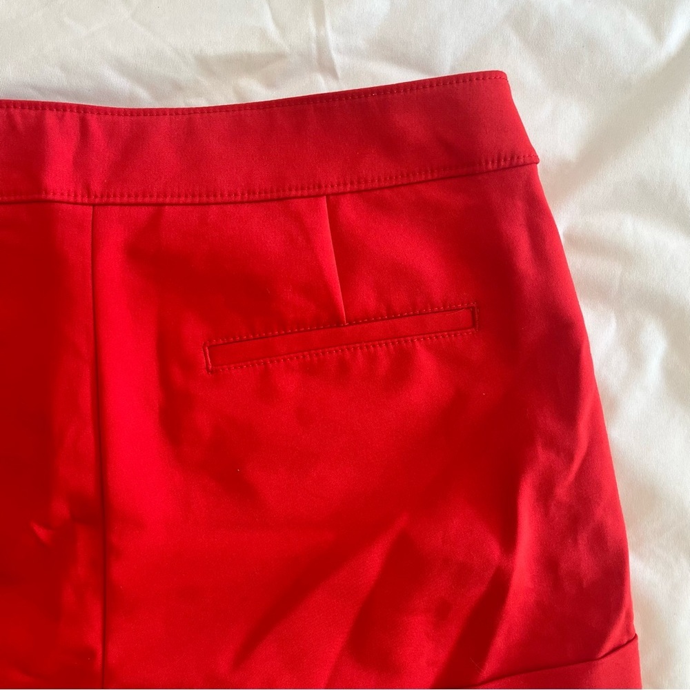 NWT Express Women's Shortie Mid-Rise Shorts Cuffed Pockets Stretch Preppy Size 6 - Picture 5 of 9